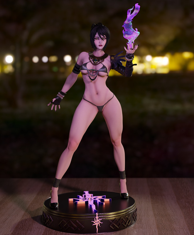 3DMomoji Dragon Age Morrigam SFW / NSFW Resin 5.25-31.5 cm Unpainted Model Kit gallery