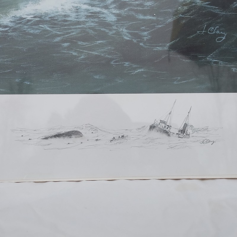 "THE 1913 STORM" by Jim Clary. Framed Limited Edition Lithograph 881/1000 gallery