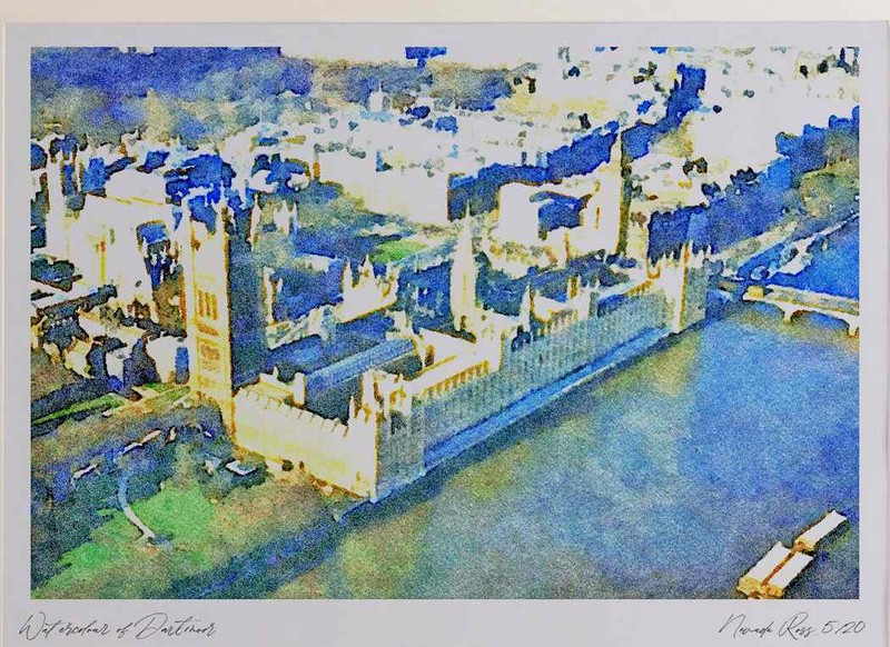 804035 Houses Of Parliament London England U.K. A3 Watercolour print