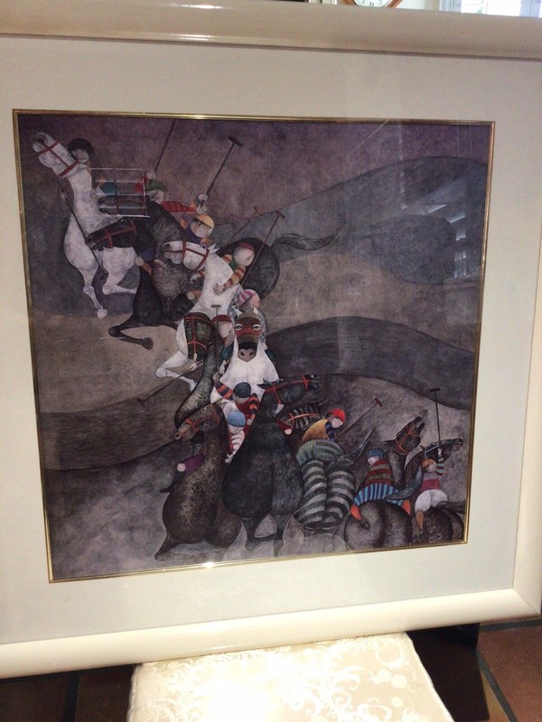 Graciela Rodo Boulanger - After The Tournament 1986 VTG Framed Print gallery
