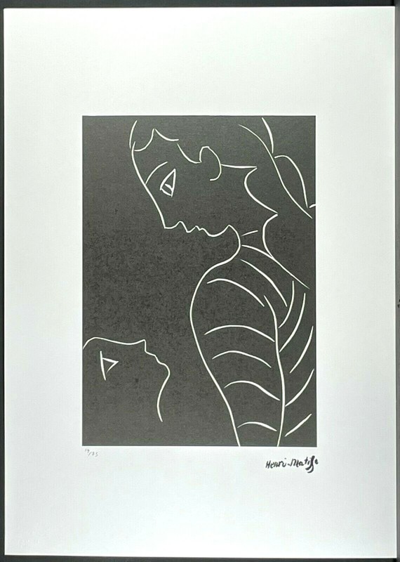 HENRI MATISSE * 50 x 70 cm * signed lithograph * limited # 19/75