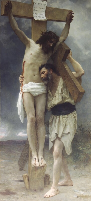 William-Adolphe Bouguereau : Compassion : 1897 : Archival Quality Art Print