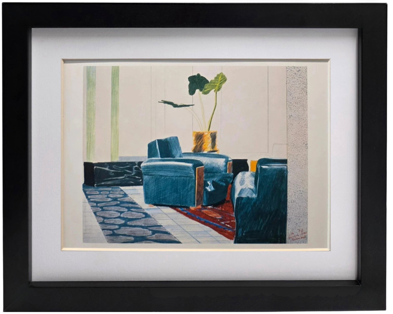 DAVID HOCKNEY Still Life, Taj Hotel, Bombay Contemporary Modern Pop Art Print
