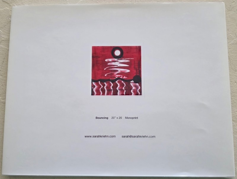 Sarah Kriehn Orig Monoprint "Polka Dots" Magnani Pescia Paper-Mayo Hosp Cal 2012 gallery