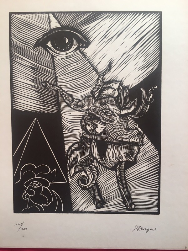 Serigraph by Pablo Borges Delgado ̈Juego ̈, original Signed, Huella Multiple