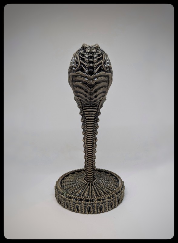 Ancient One – Biomechanical Art Figurine 3D Printed Resin 10.04" (25,5cm/255 mm) gallery