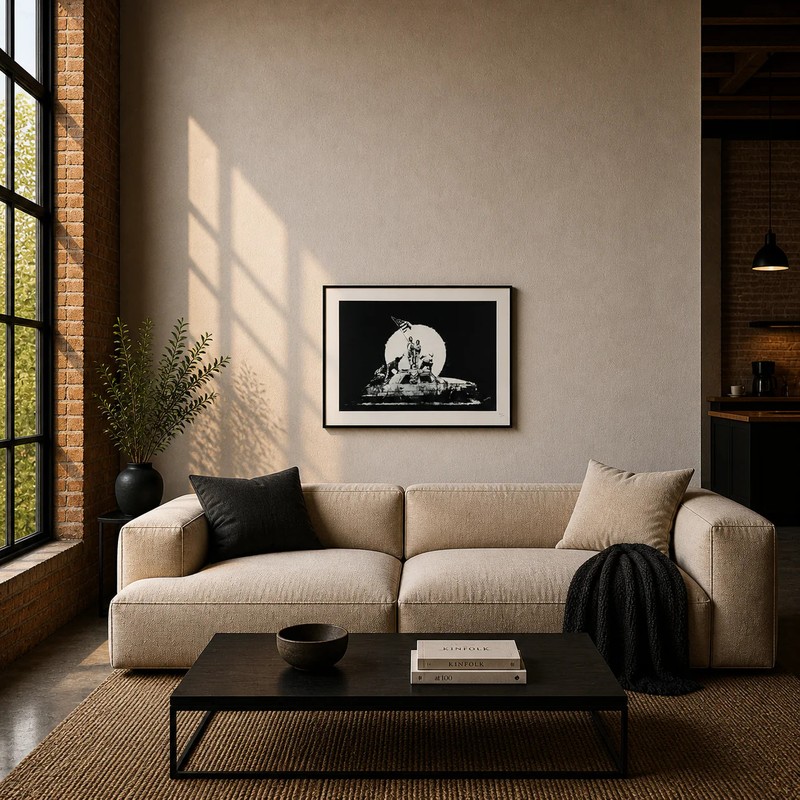Banksy Flag Lithograph on Arches 300gsm 16.5x23in (42x59 cm) gallery