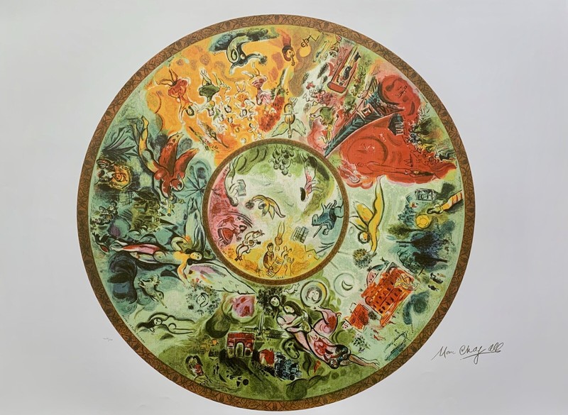 Marc Chagall PARIS OPERA CEILING Signed Limited Edition Large Lithograph Art gallery