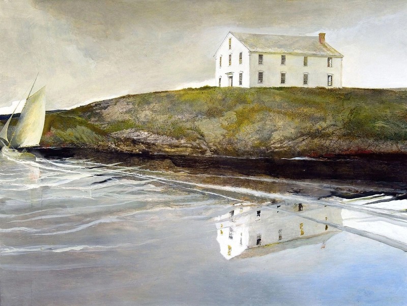 Andrew Wyeth Goodbye, My Love vintage painting print antique art