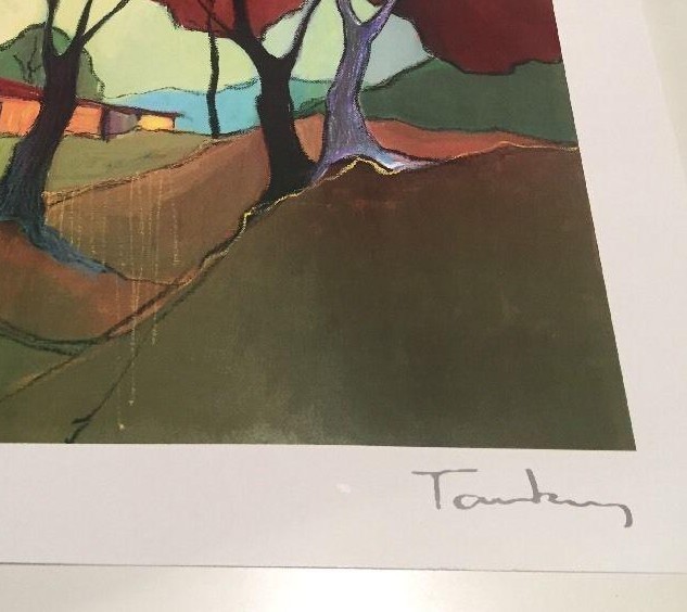 Itzchak TARKAY Jamestown Cottage Signed Seriolithograph 2013 Painting Print COA gallery