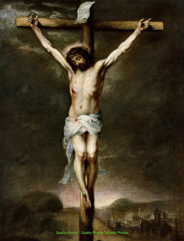 The Crucifixion of Christ 8.5×11″ Photo Print Bartolomé Murillo Christian Art