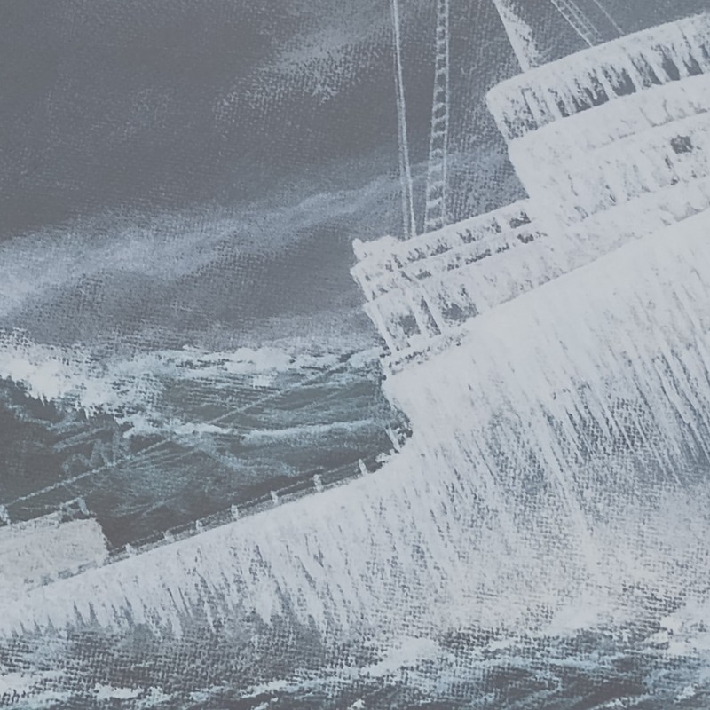 "THE 1913 STORM" by Jim Clary. Framed Limited Edition Lithograph 881/1000 gallery