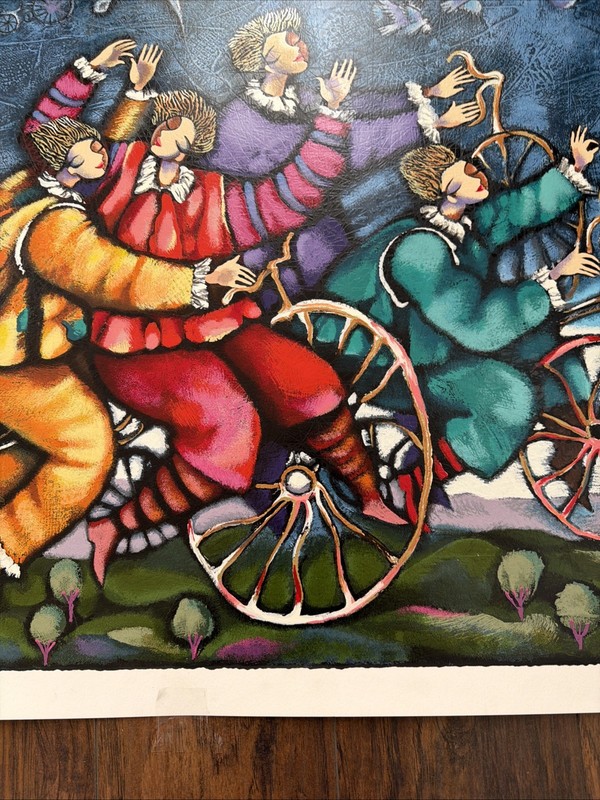 Spring Fancy” By Michael Kahan 195/ 350, Exceptional Colors with COA(2000) gallery