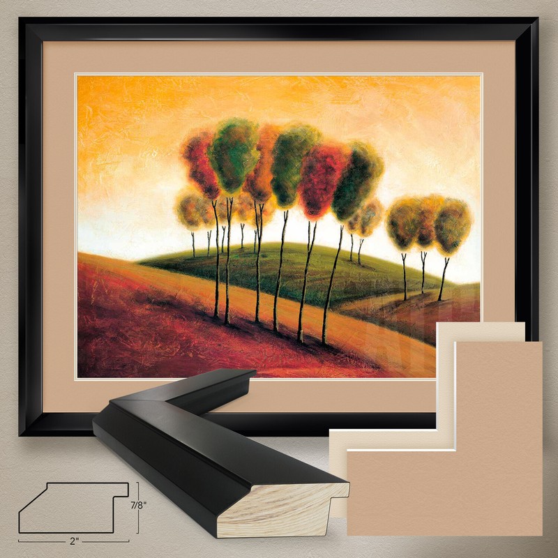 40W»x32H»: A NEW MORNING I by MIKE KLUNG – DOUBLE MATTE, GLASS and FRAME