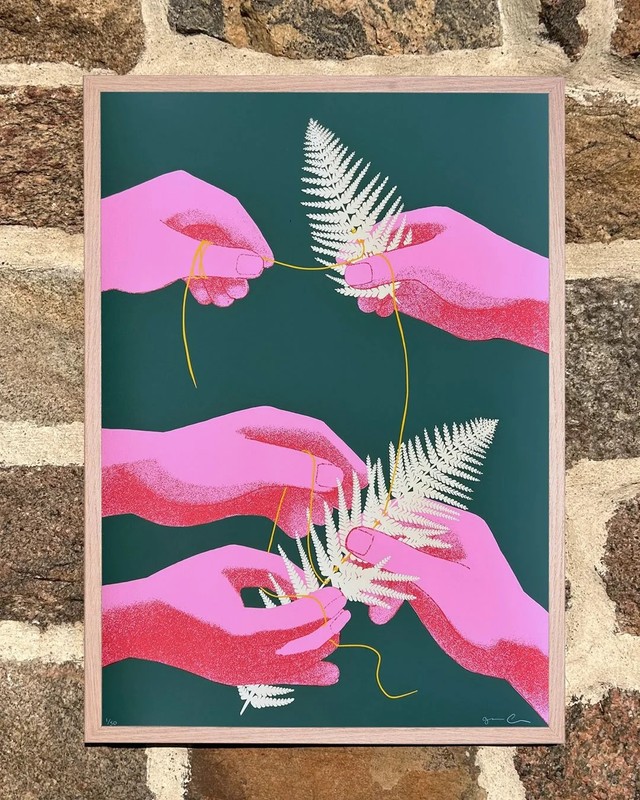#104 Winter Camp ’24 Genevieve Cohn SIGNED Ltd 44/50 Poster Silkscreen 50x70cm