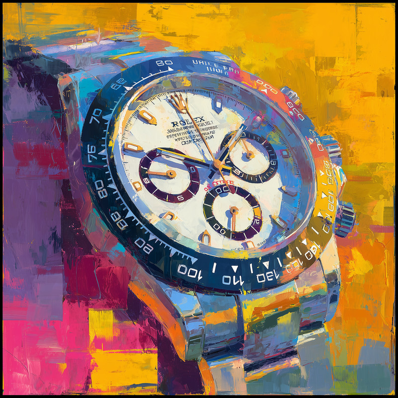 Rolex Watch Pop Art 24×24 Giclée Art Print Ltd 1/25 Signed COA Rombley A27