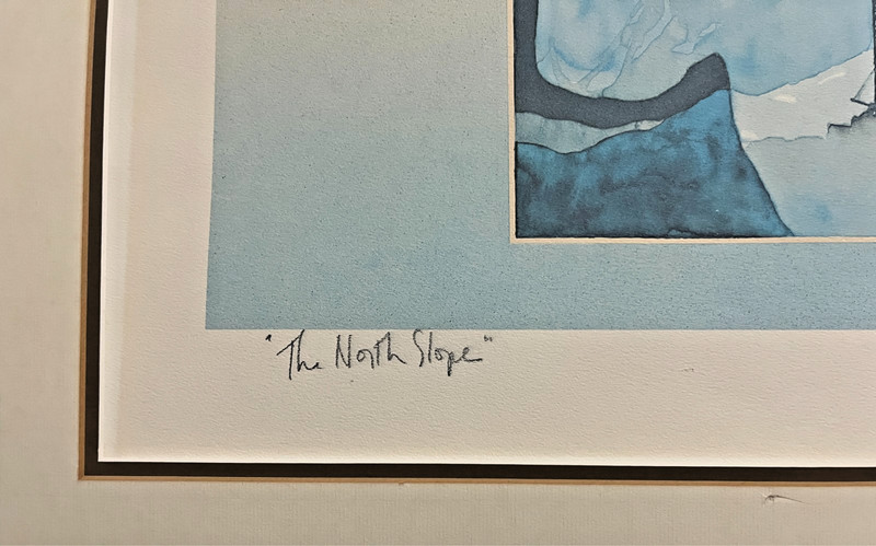 BART FORBES The North Slope Oil Wells Watercolor Print Signed Numbered 65/780 gallery