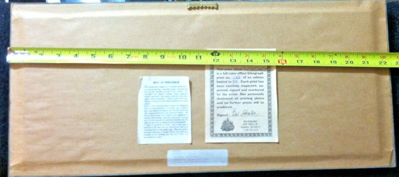 1996 🔥BEV SCHREIBER🔥 Lithograph Print Short East Coast Lighthouses SIGNED Art gallery