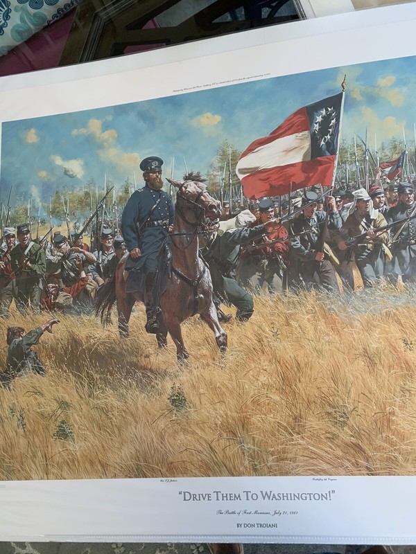 Don Troiani - Drive Them To Washington - Jackson - Civil War Print, Sold Out COA