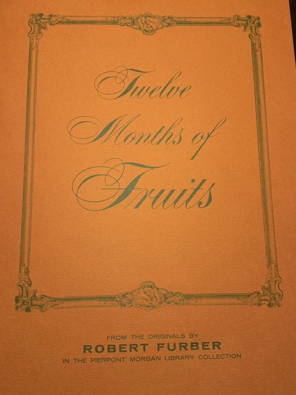 12 Months Of Fruits - JANUARY- Robert Furber 16 X 21 Unframed - Penn Prints 1970 gallery
