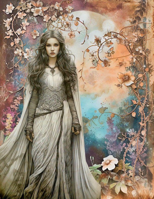 1:12 Dollhouse Miniature Art Prints – Female Goddesses Artwork – You Choose