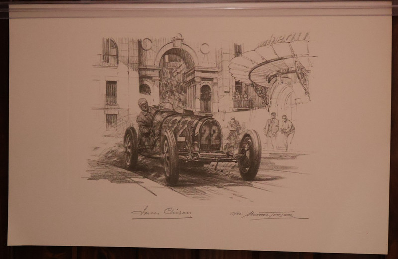 "1931 MONACO GRAND PRIX" SIGNED BY LOUIS CHIRON & MICHAEL TURNER LTD ED #82/100