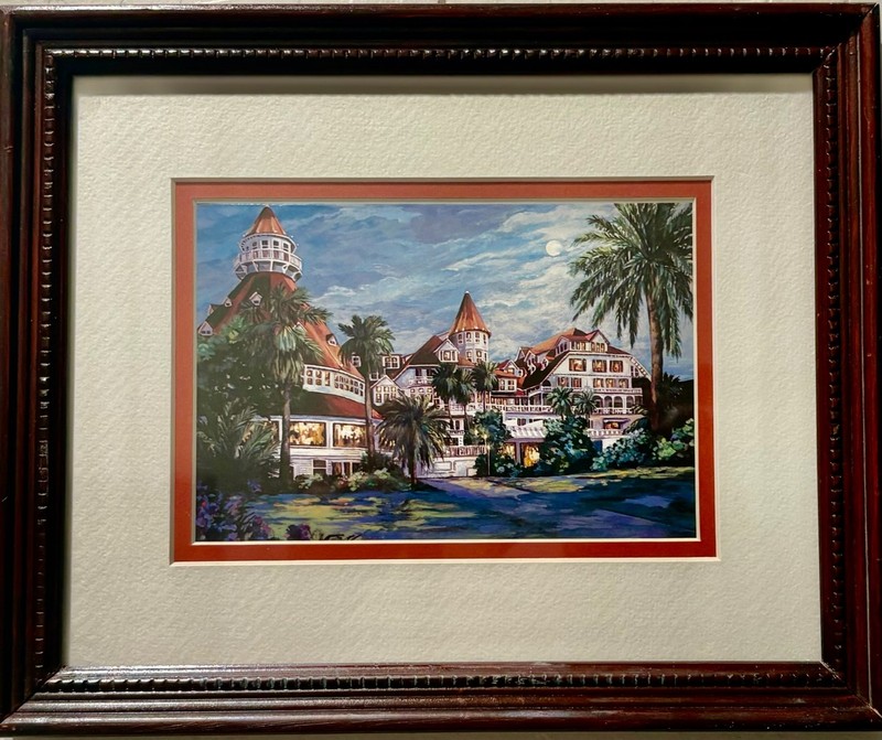 Hotel Del Coronado Hotel in the Moonlight by Sue T. McNary