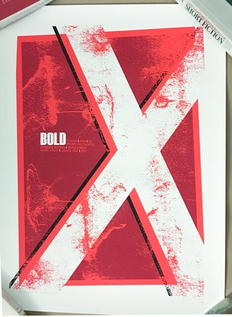 Bold S4AC SXE NYHC Limited Print 18×24 Internal Affairs Triple Threat