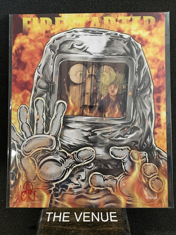 Stephen King’s Firestarter Bam! Box Artist Signed Ken Haeser /500 CHASE VARIANT