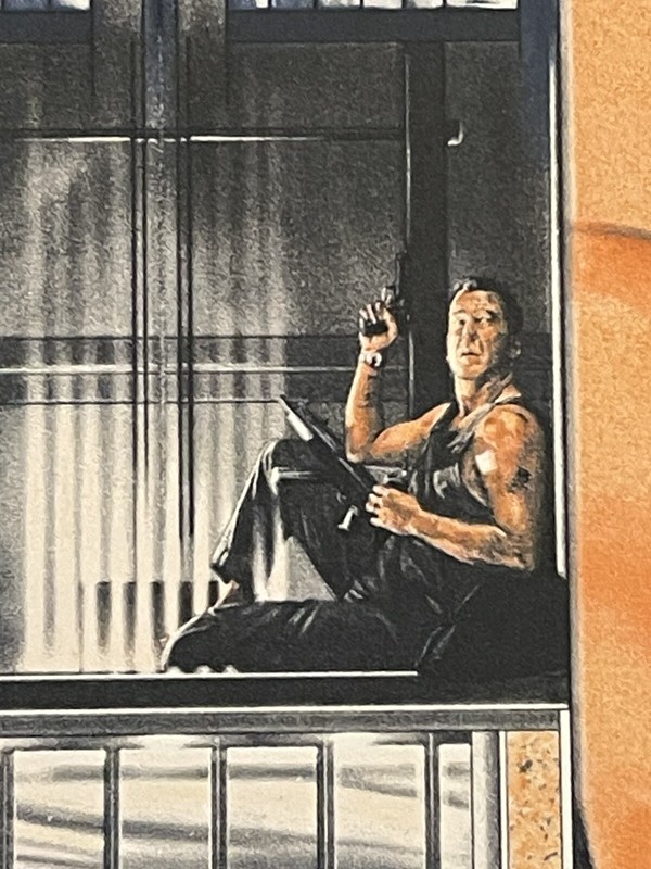 Die Hard Bruce Willis Alan Rickman AP Art Print Poster Mondo Movie Mike Gambriel gallery