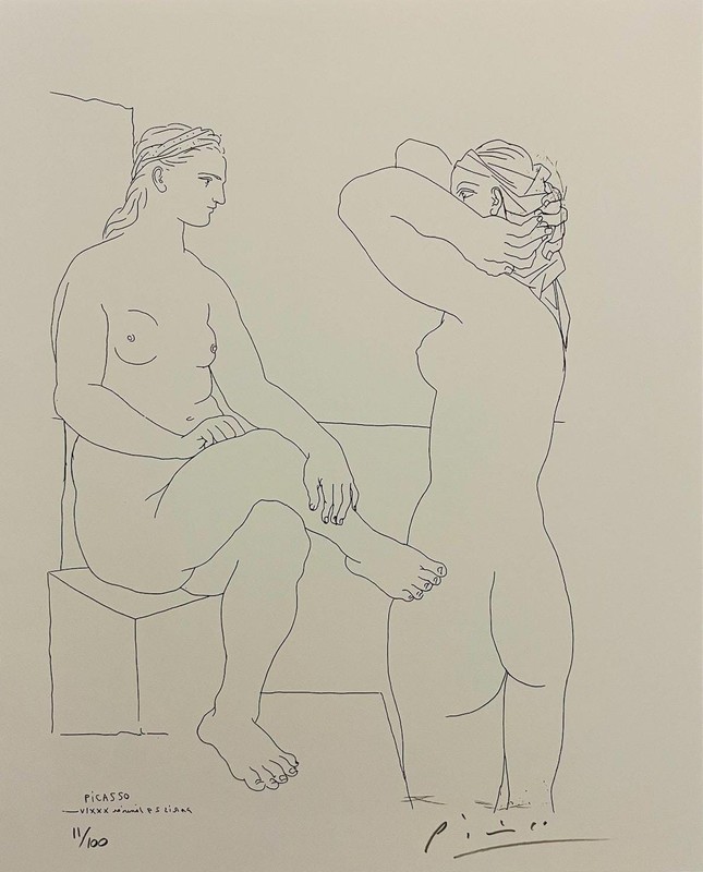 Pablo Picasso, Original signed Print, COA and appraisal for $3,500 USD.*/