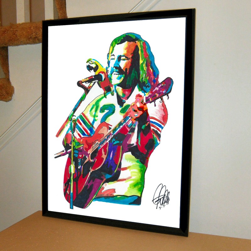 Jimmy Buffett Singer Guitar Rock Folk Music Poster Print Wall Art 18×24