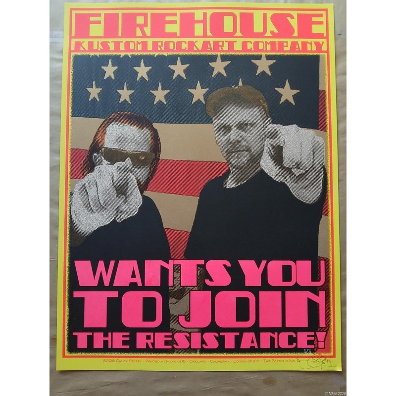 Chuck Sperry 2018 Join the Resistance Ron Donovan Memorial 76 of 100 Signed