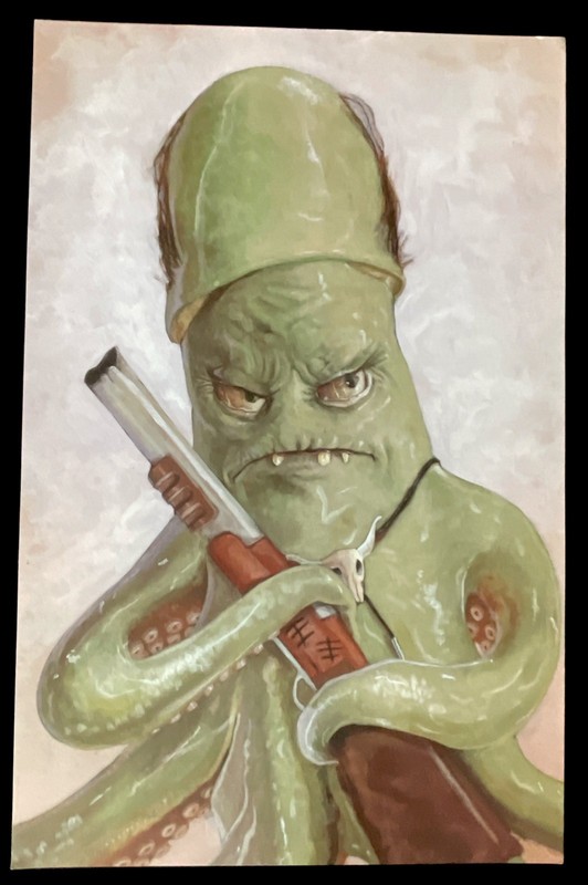 SQUIDBILLIES Art Prints Adult Swim Cartoon Network Early Rusty Lil Granny x/150 gallery