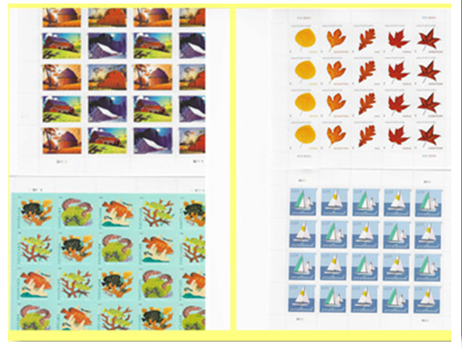 4 sheets of 20 ( POST CARDS bundle )