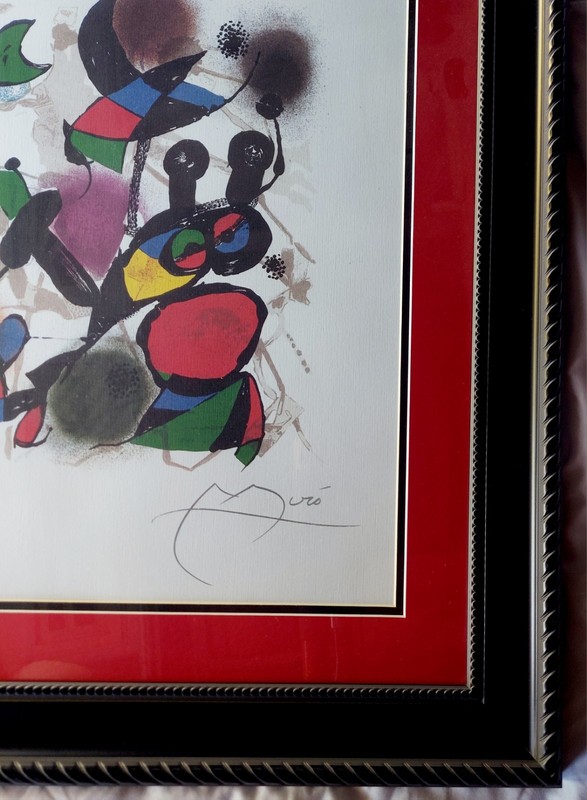 Joan Miro "Volume III" Lithograph Facsimile Signed Limited w/ COA gallery