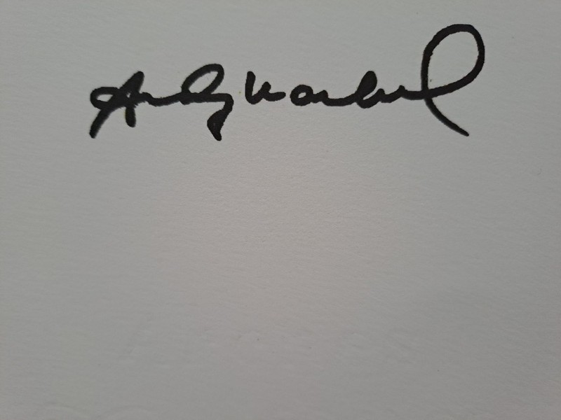 Andy Warhol Signed - Querelle - Certificate Leo Castelli gallery