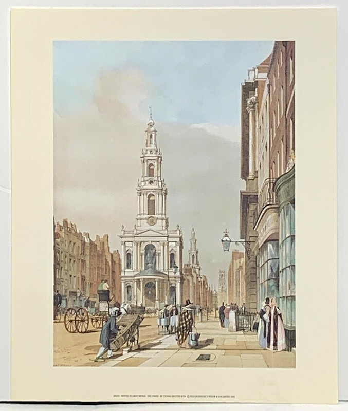 The Strand 1842- by Thomas Shotter Boys reproduction print
