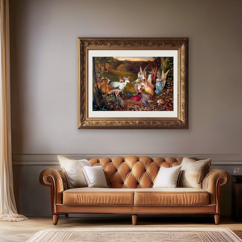 Art print The Enchanted Forest by Fitzgerald giclee poster gallery wall Art gallery