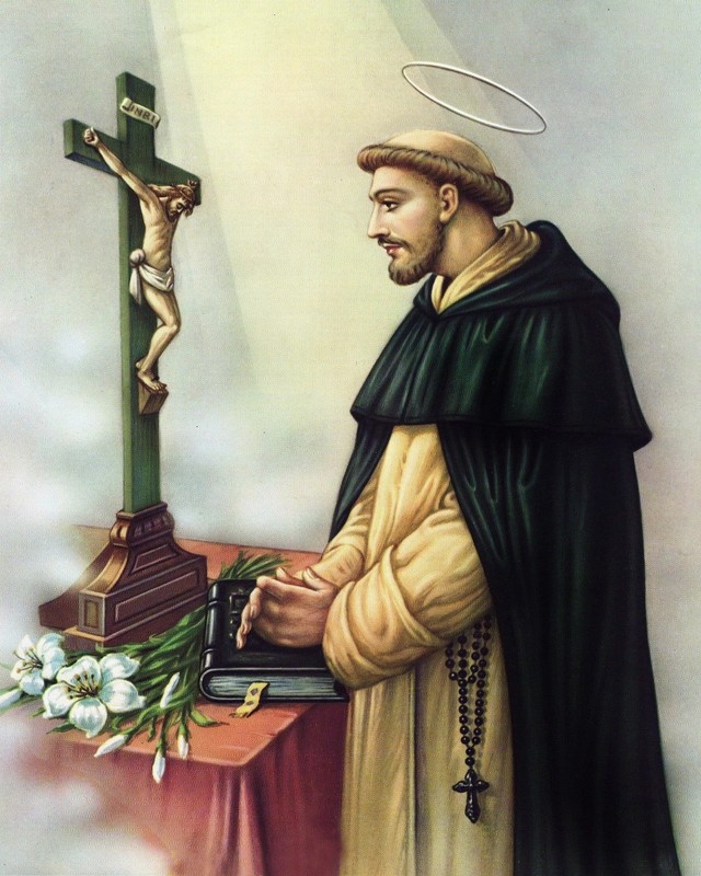 ST. DOMINIC Catholic print picture poster print Home Decor gallery