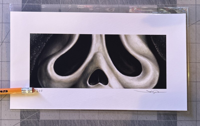 Jason Edmiston SOLD OUT Scream Ghostface Killer Eyes Without Face Print EWAF/200