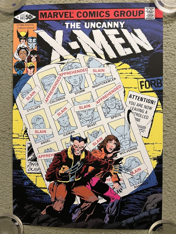 Uncanny X-Men 141 Days Of Future Past Wolverine Print Poster Mondo John Byrne