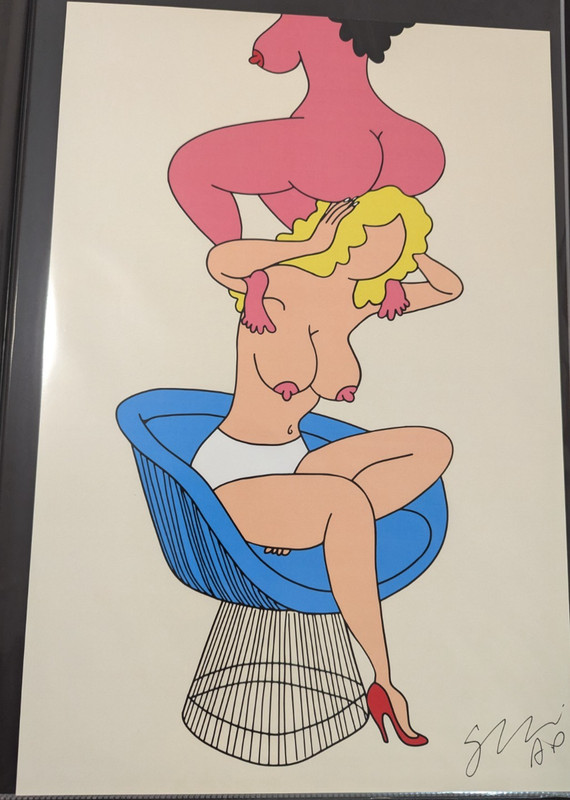 Fucci Erotic Balance Story 12x16 inches AP Signed Print Art Poster gallery