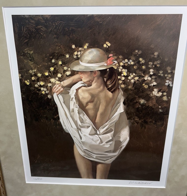 Limited Edition Print “The Back” Signed Framed By William Whitaker gallery