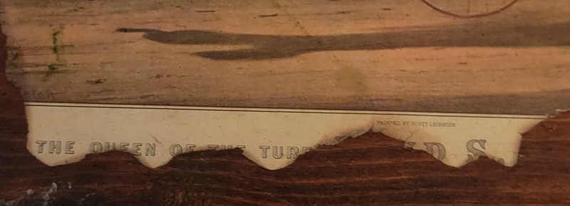 Currier and Ives Queen Of The Turf Decoupage on Board gallery