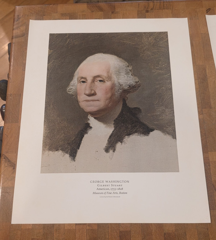 Portrait Of George & Martha Washington Boston Museum Of Fine Arts 11" x 14" gallery