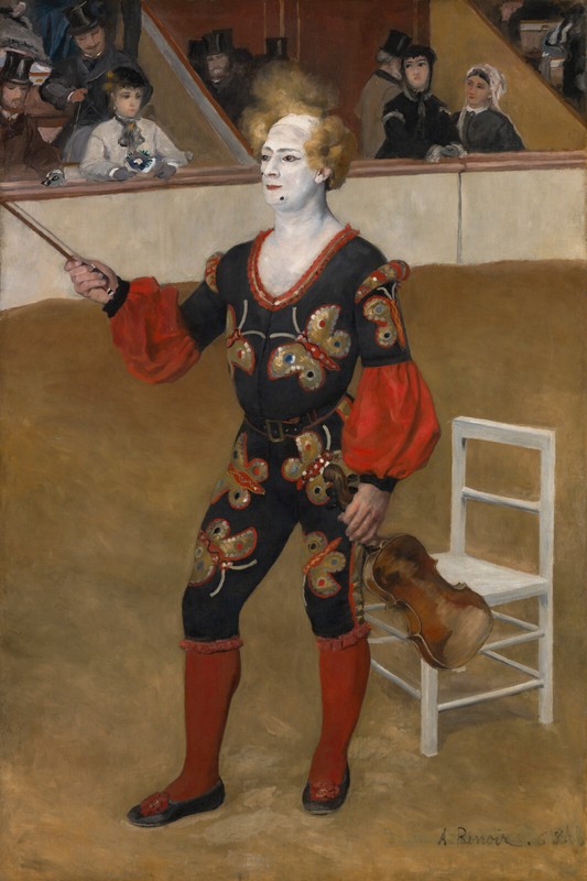 Pierre Auguste Renoir Clown James Bollinger Mazutreek 1868 - 17" x 22" Art Print