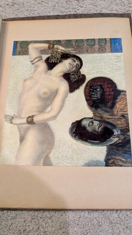 FRANZ VON STUCK *RARE* 1920'S 1 Of a kind FOLIO W/ 8 RARE PRINTS SALOME + gallery
