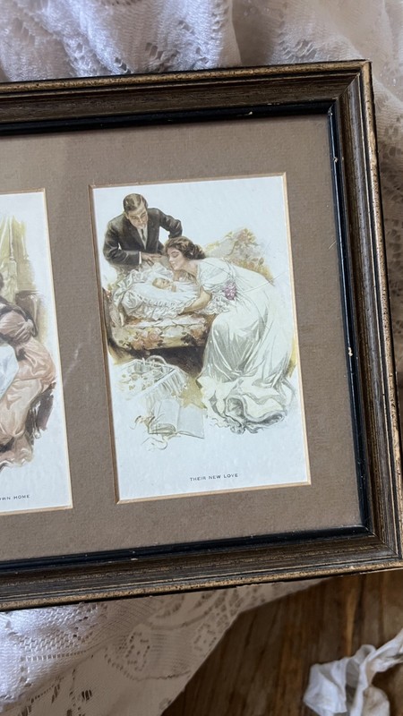 Vintage Artwork by American illustrator Harrison Fisher “ Six Stages Of Love” gallery