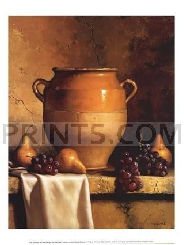 Loran Speck Confit Jar with Pears & Grapes NO LONGER IN PRINT - LAST ONES!!